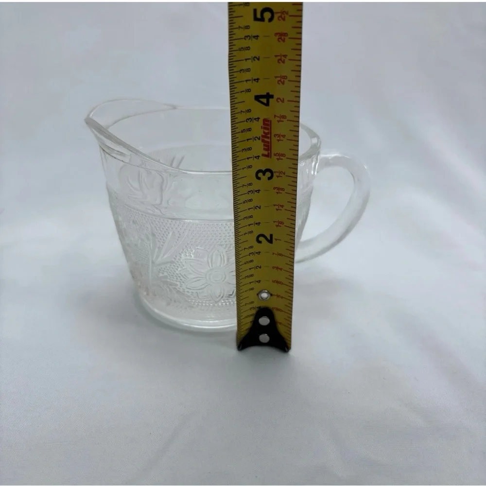 Vintage Anchor Hocking Creamer Clear Class